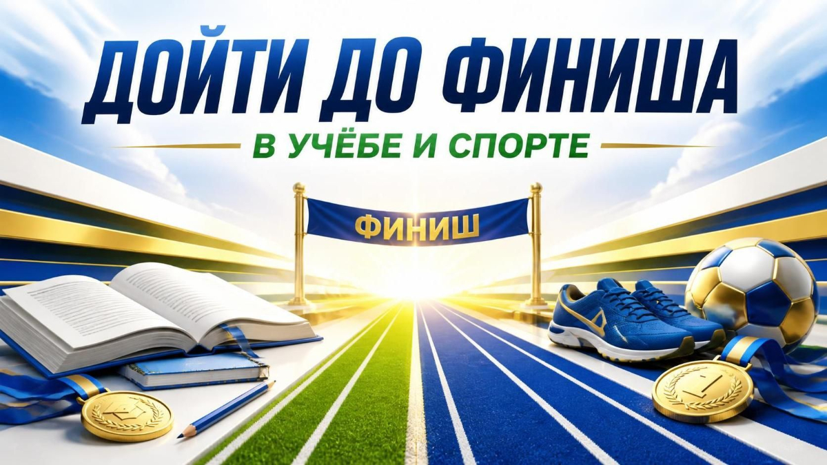 Дойти до финиша в учебе и спорте