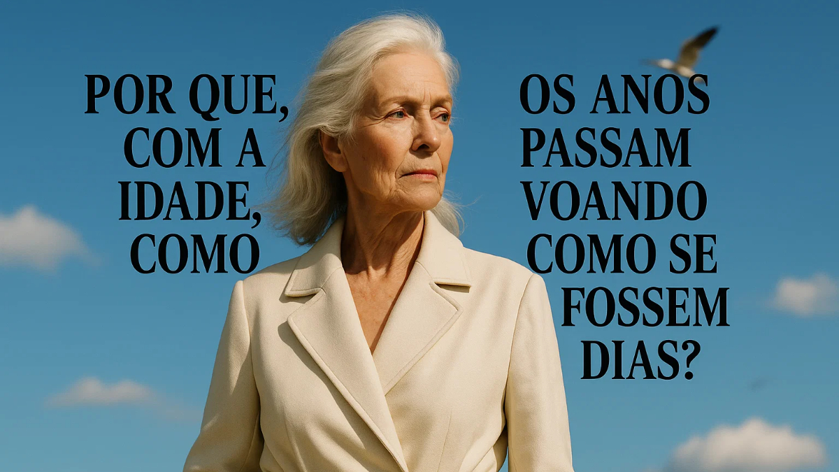 Por que, com a idade, os anos passam voando como se fossem dias?