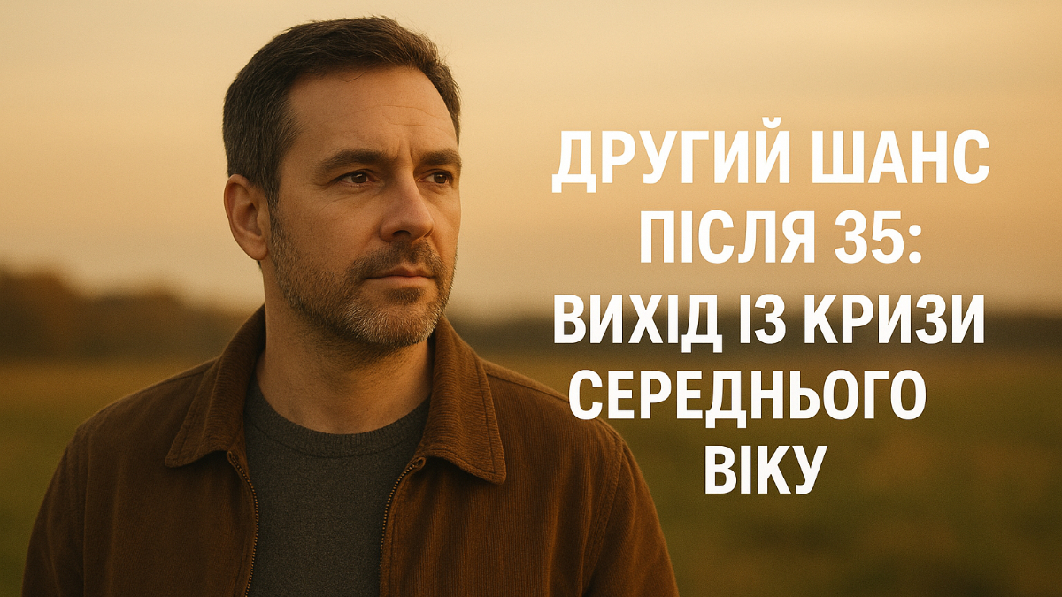 Другий шанс після 35: вихід із кризи середнього віку