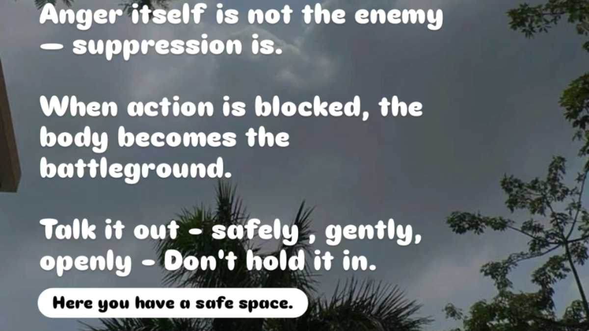 When Anger Is Silenced, the Body Speaks