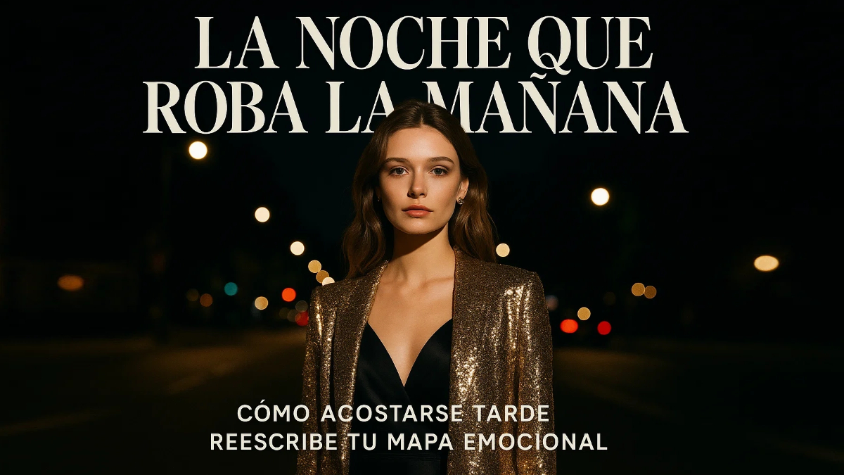 La Noche que Roba la Mañana: Cómo Acostarse Tarde Reescribe Tu Mapa Emocional