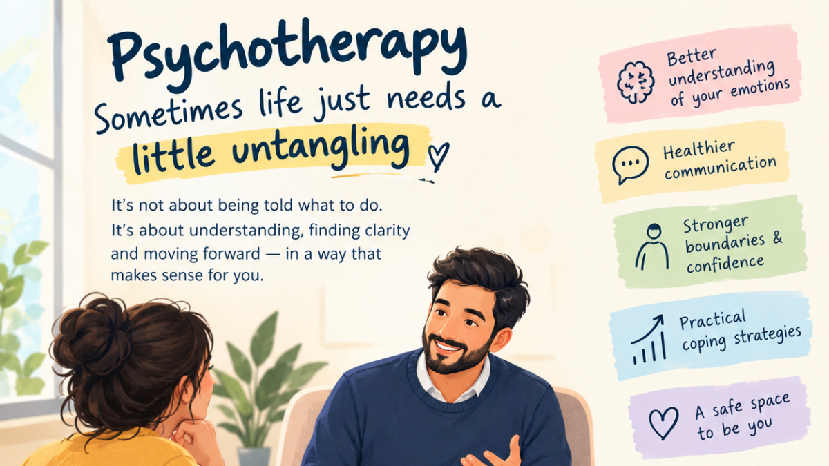 Therapy Isn’t About Fixing You — It’s About Understanding You.