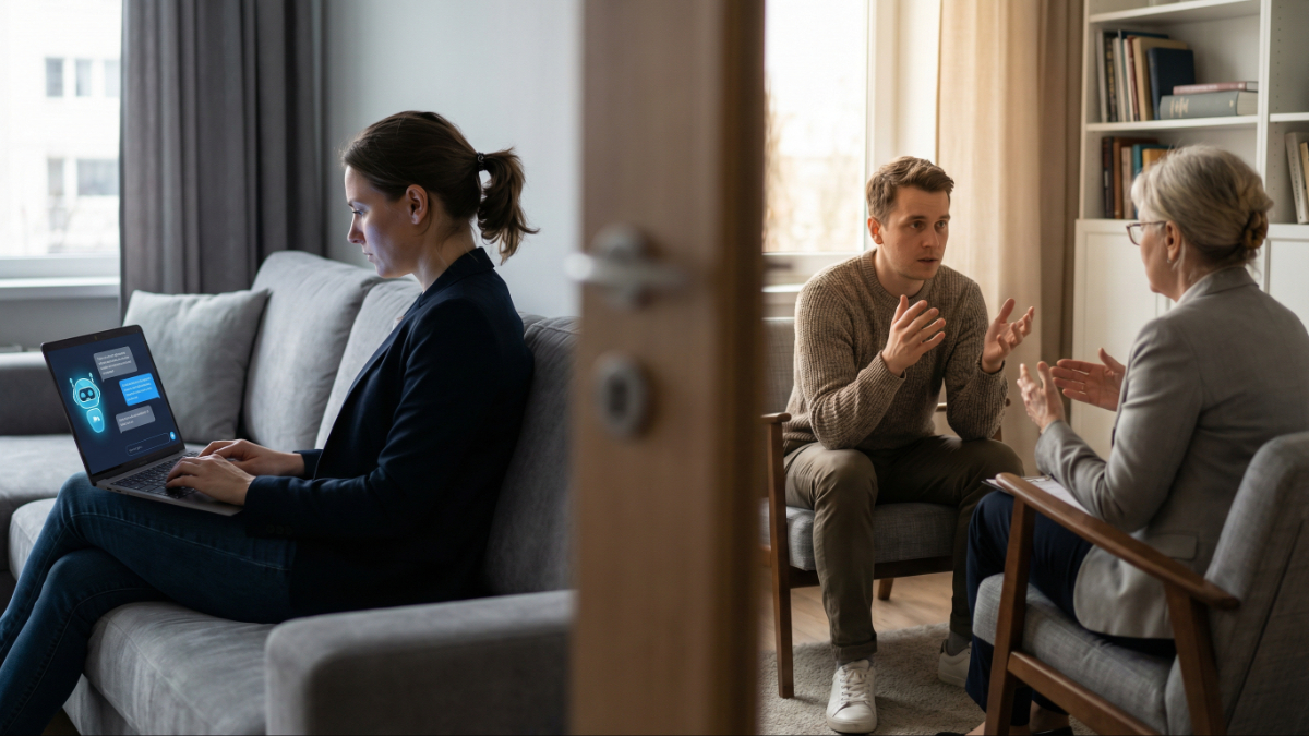 AI Therapy vs Real Therapy