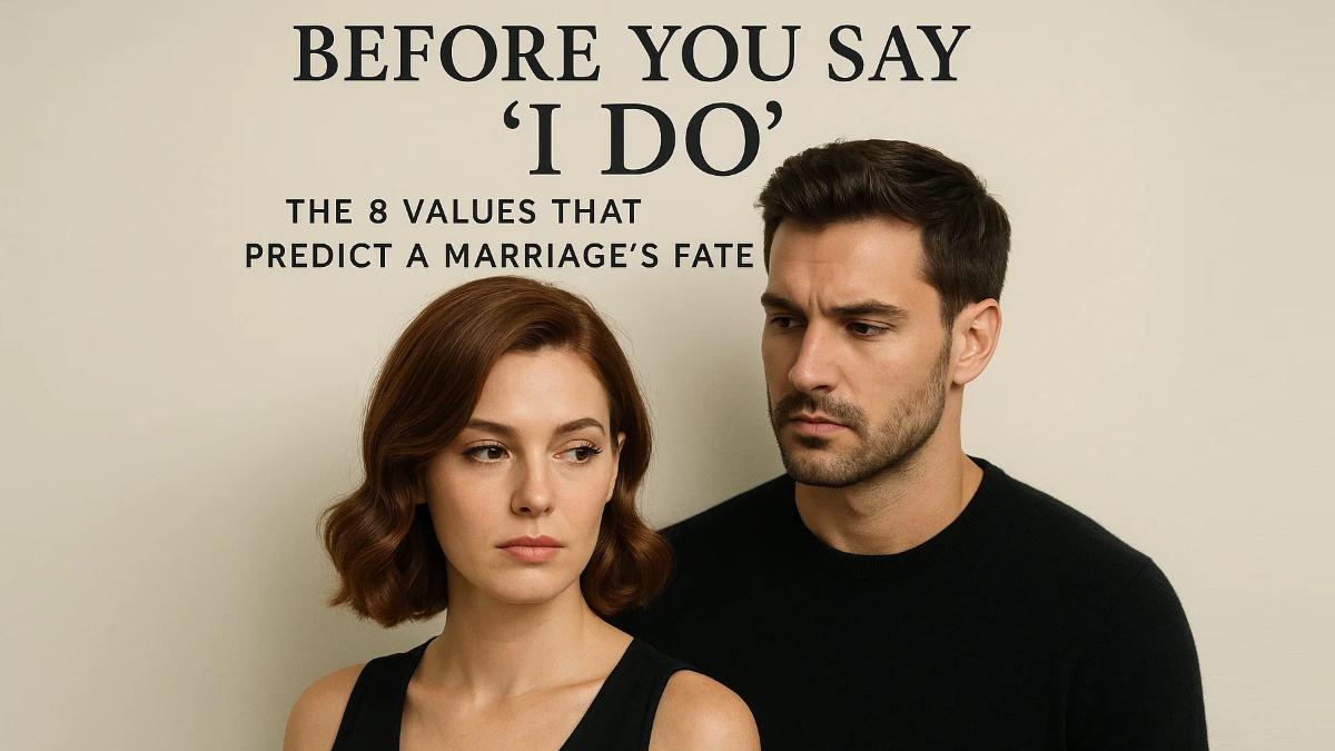 Before You Say 'I Do': The 8 Values That Predict a Marriage's Fate