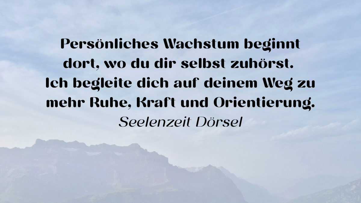 Einzelberatung - mit Ruhe zu Dir finden