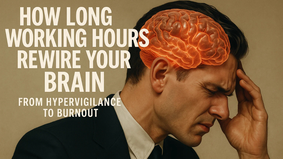 How Long Working Hours Rewire Your Brain: From Hypervigilance to Burnout
