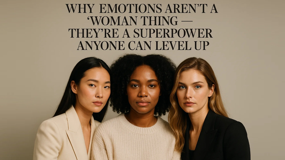 Why Emotions Aren’t a “Woman Thing” – They’re a Superpower Anyone Can Level Up