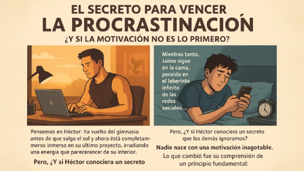 ¿Por qué tu cerebro prefiere procrastinar y cómo usar un simple truco mental para vencerlo?