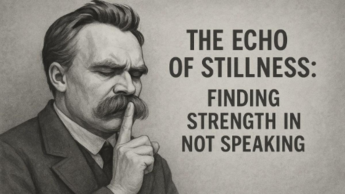 Silence as Strength: A Key Insight from Nietzsche for the Modern Age