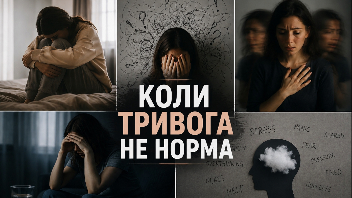 Коли тревога - не норма.