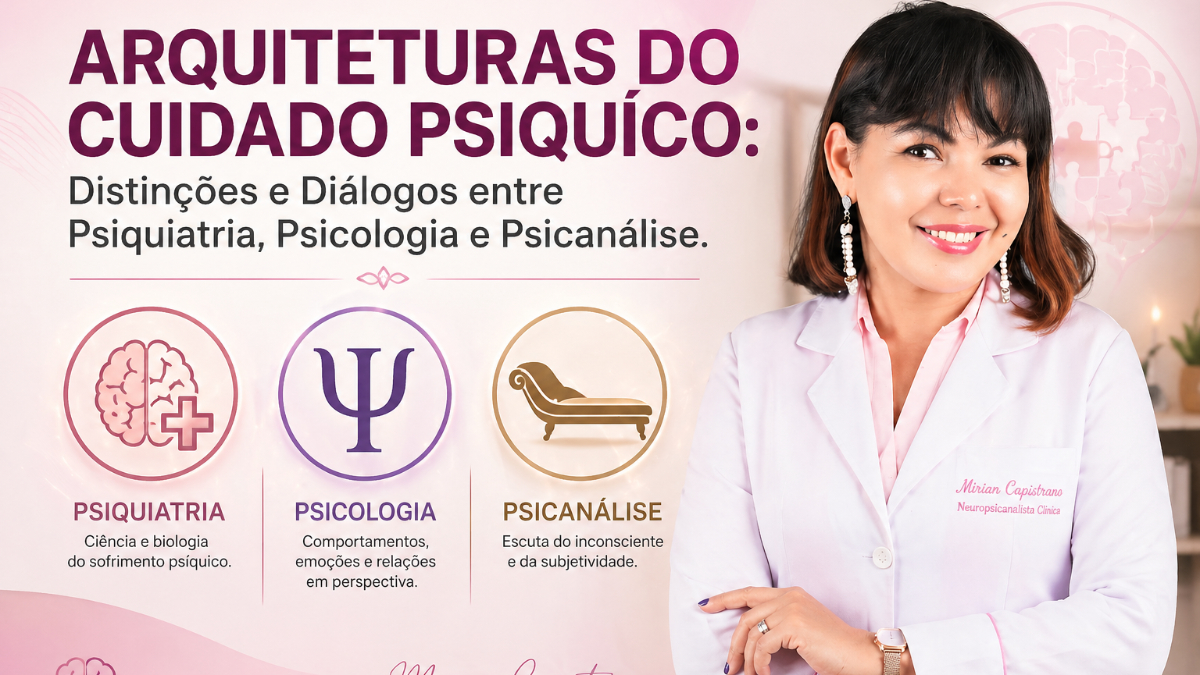 ARQUITETURAS DO CUIDADO PSIQUÍCO: Distinções e Diálogos entre Psiquiatria, Psicologia e Psicanálise