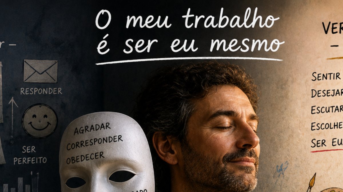 O meu trabalho é ser eu mesmo