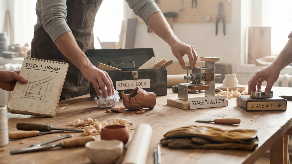 Why Talented People Never Reach Their Potential: 4 Stages That Turn Dreamers Into Doers